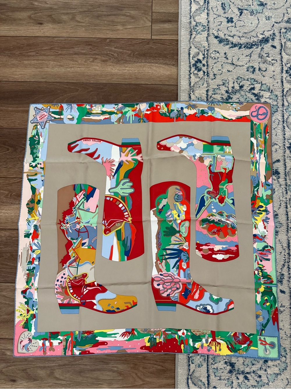 Hermes 90cm Silk Scarf